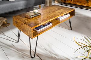 Noble Home Konferenční stolek NIMBUS, 100 cm, mango, přírodní