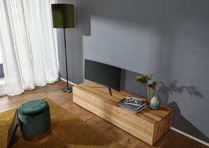 TV deska FRANKFURT divoký/dub 160x52x32 přírodní, olejovaná