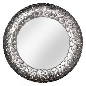 Noble Home Nástěnné zrcadlo Saim mosaic, 82 cm, stříbrná