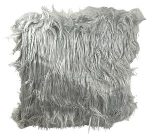 Dekorační povlak 40x40cm Long Hair šedá Tiahome
