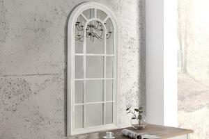 Noble Home Nástěnné zrcadlo CASTLE, 140 cm, šedá, bílá starožitná