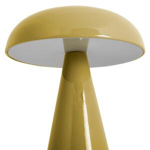 Time for home Žlutá kovová stolní LED lampa Rory