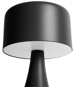 Time for home Černá kovová stolní LED lampa Reno