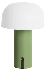 Present time Zelená plastová stolní LED lampa Cecile