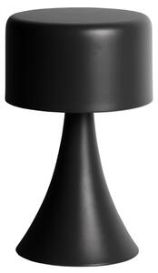 Present time Černá kovová stolní LED lampa Reno