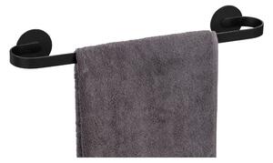 Matně černý samodržící kovový držák na ručníky Bivio – Wenko