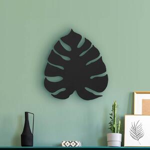 Nástěnné svítidlo Monstera, tvar listu, 3 x G9, ocel, černá barva