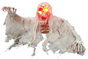 Bílá plastová halloweenská dekorace_3