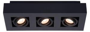 Lucide 09119/16/30 - LED Bodové svítidlo XIRAX 3xGU10/5W/230V černá LC2597