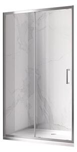 BPS-koupelny Posuvné sprchové dveře HYD-PD14A 100 chrom/transparent pro instalaci do niky - bez vaničky