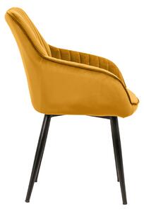 Židle NEAPOL - žlutá