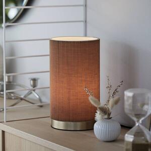 PR Home Stolní lampa Dora, hnědá, výška 25 cm