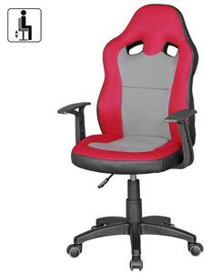 Otočná Židle Pro Dítě Speedy Červená/šedá