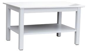 Obývací stolek Mercu Deska stolu bílá nohy stolu bílé
