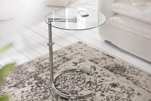 Konferenční stolek EFFECTO 50 – 70 cm – stříbrná