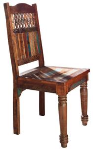 COLORES židle lakované staré indické dřevo