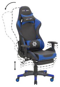 Kancelářská židle černá/modrá VICTORY
