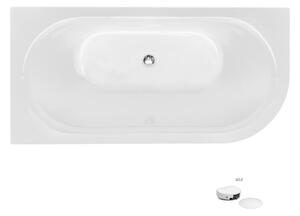 Besco Akrylátová volně stojící vana Avita A-Line CC/NP 150x75 (160x75, 170x75), napouštění přes přepad Rozměry (cm): 150x75, Typ a barva výpustě: McAlpine Click-Clack s napouštěním přes přepad, bílá, Orientace: Levá
