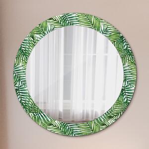 Kulaté dekorativní zrcadlo Tropická dlaň