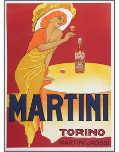 Retro cedule - Martini Wine