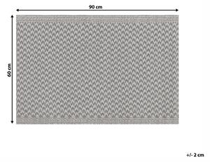 Venkovní koberec 60 x 90 cm šedá MANGO