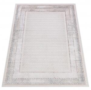 Makro Abra Moderní kusový koberec COMO PK55A Klasický bílý Rozměr: 80x150 cm