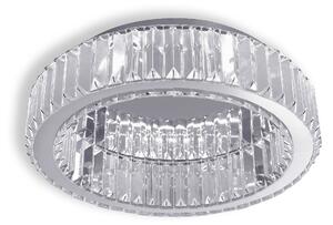 Toolight Toolight, křišťálové stropní svítidlo 40cm, 24W, 4000K, 1120lm, APP1742-C, chromová, OSW-09306