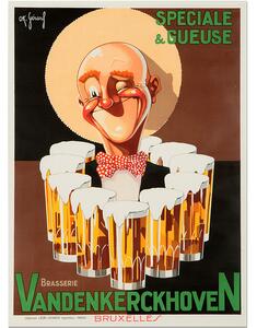 Retro cedule - Beer poster