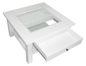 GALA MEBLE ORIENT konferenční stolek bílý 93 x 54 x 93 cm