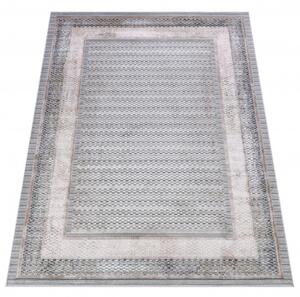 Makro Abra Moderní kusový koberec COMO PK55A Klasický šedý Rozměr: 80x150 cm