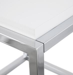 Bílý odkládací stolek Kokoon Quatro