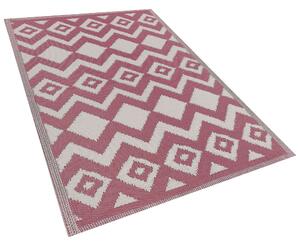 Venkovní koberec 120 x 180 cm růžový DEWAS