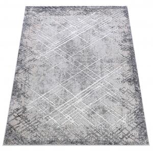 Makro Abra Moderní kusový koberec COMO PK88B šedý Rozměr: 80x150 cm