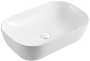 Hydroland Keramické umyvadlo na desku Bora 61x40, bílé