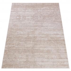 Makro Abra Moderní kusový koberec COMO PS01A Proužky béžový Rozměr: 120x170 cm