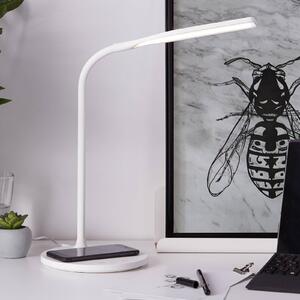 Stolní lampa LED Joni, bílá, výška 34 cm, CCT, stmívatelná