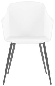 Sada 2 bílých jídelních židlí FONDA