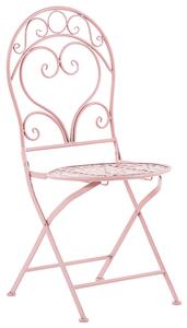 Sada 2 židlí růžová ALBINIA