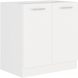 Spodní kuchyňská skříňka 80 cm GOREN - Bílá lesklá