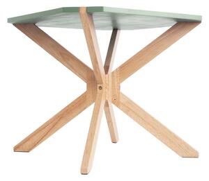 Select Time Zelený dřevěný odkládací stolek Xirom L