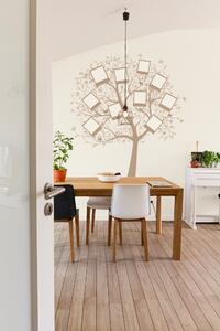 Samolepící strom na zeď s fotorámečky - 132 x 129 cm