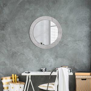 Kulaté dekorační zrcadlo Šedý cement