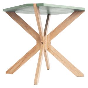 Select Time Zelený dřevěný odkládací stolek Xirom M