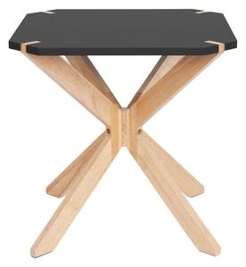 Select Time Černý dřevěný odkládací stolek Xirom M