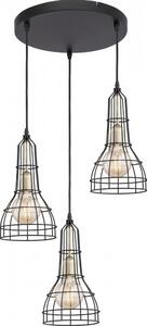 Lustr na lanku LONG 3xE27/60W/230V
