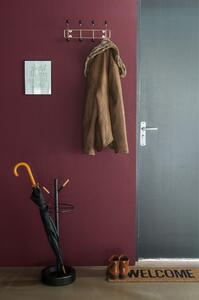 Select Time Černý kovový stojan na deštníky Fureo, dřevěný detail