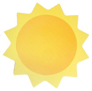 VYLEN Nástěnka Sluníčko- dvoubarevné Střed- tmavě žlutá, paprsky žlutá, ⌀ 32 cm