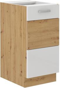 Spodní kuchyňská skříňka 40 cm GOREN - Bílá lesklá