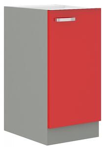 Dolní kuchyňská skříňka Roslyn 40 D 1F BB (červená + šedá). Vlastní profesionální přeprava až k Vám domů 1032669