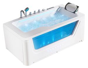 BPS-koupelny Hydromasážní vana HYD-NE912WH 170x90 BÍLÁ s ohřevem vody